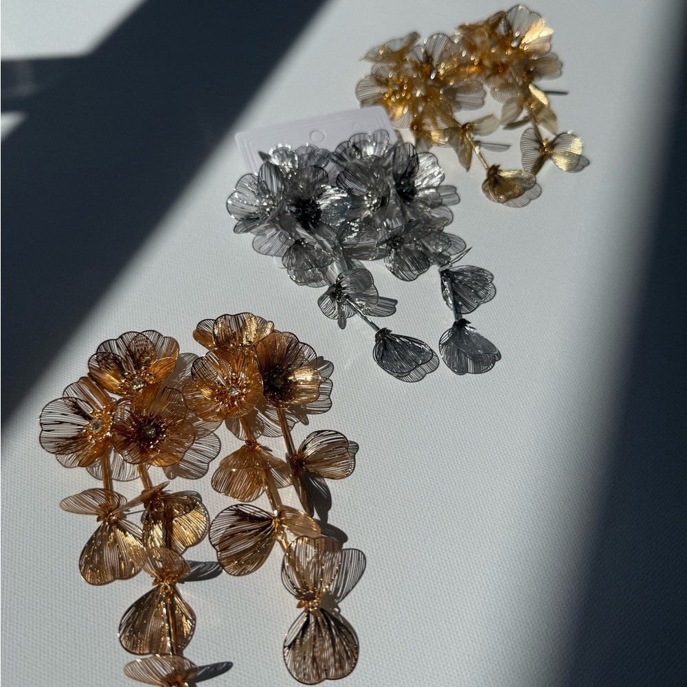 Zara Kate Middleton cascading floral earrings - Picture 12 of 13